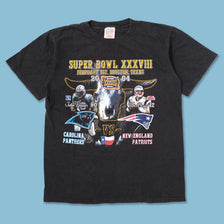 Vintage 2004 Super Bowl T-Shirt Medium
