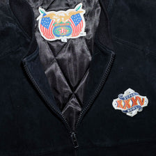 Vintage Superbowl 2001 Suede Bomber Jacket Large - Double Double Vintage