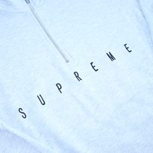 Supreme Half Zip Sweater Large - Double Double Vintage