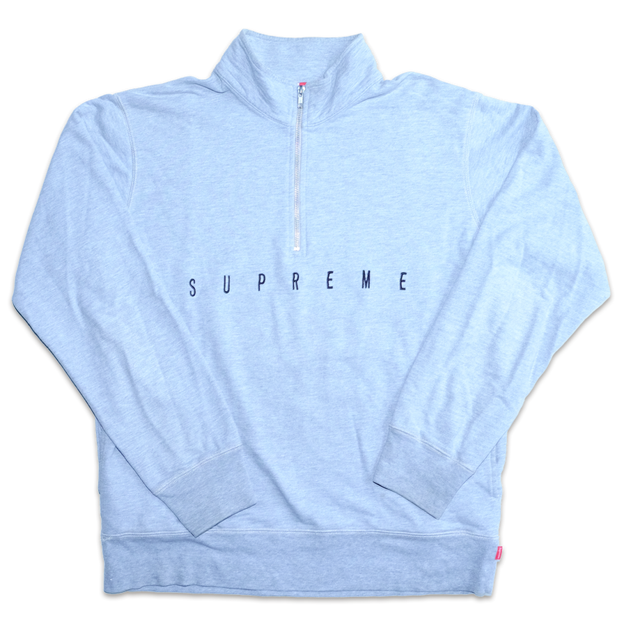 Supreme Half Zip Sweater Large - Double Double Vintage
