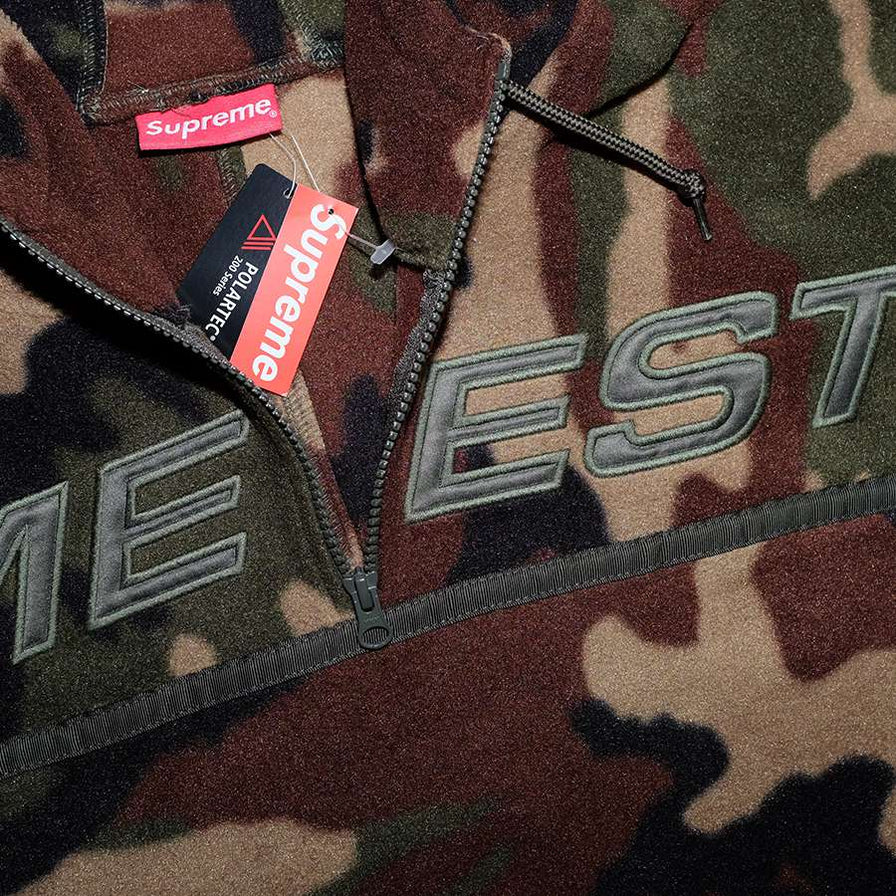 Supreme Polartec Hooded Half Zip Fleece Medium