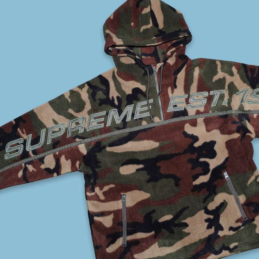 Supreme Polartec Hooded Half Zip Fleece Medium
