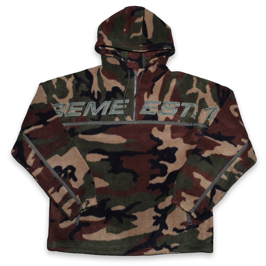 Supreme Polartec Hooded Half Zip Fleece Medium
