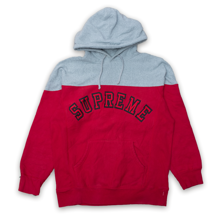 Supreme 2-Tone Arc Hoody (FW 13) Large - Double Double Vintage