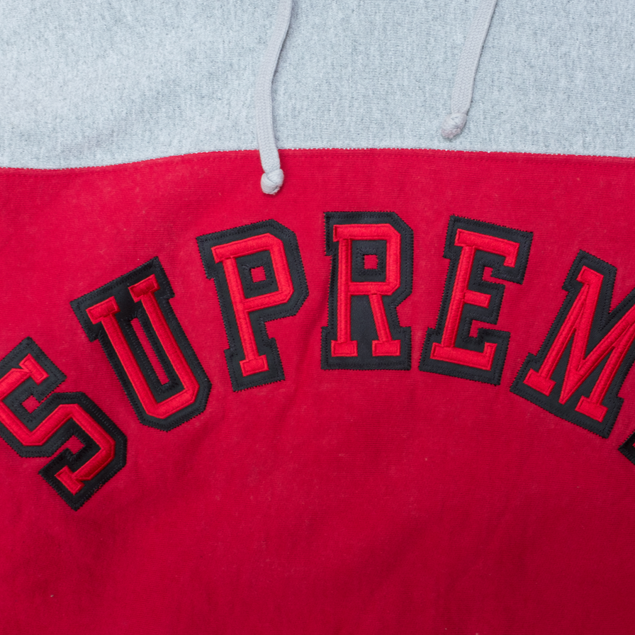 Supreme 2-Tone Arc Hoody (FW 13) Large - Double Double Vintage