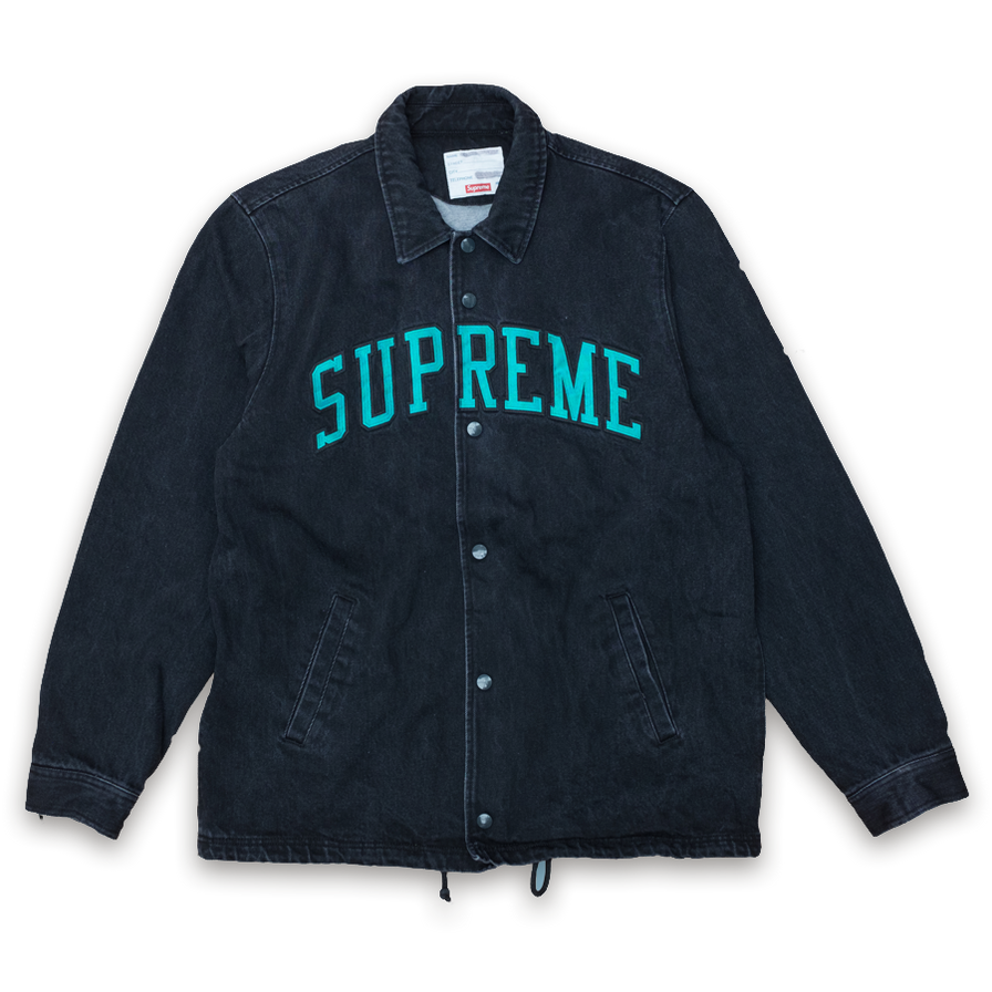 Supreme Denim Coaches Jacket Large - Double Double Vintage