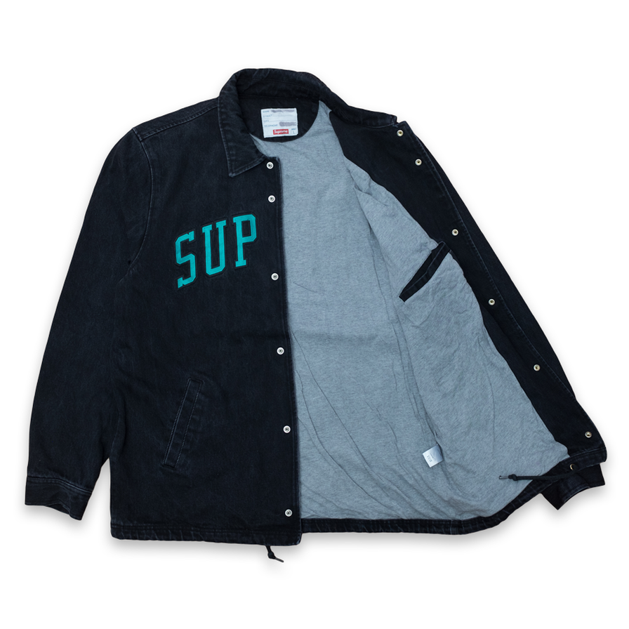 Supreme Denim Coaches Jacket Large - Double Double Vintage