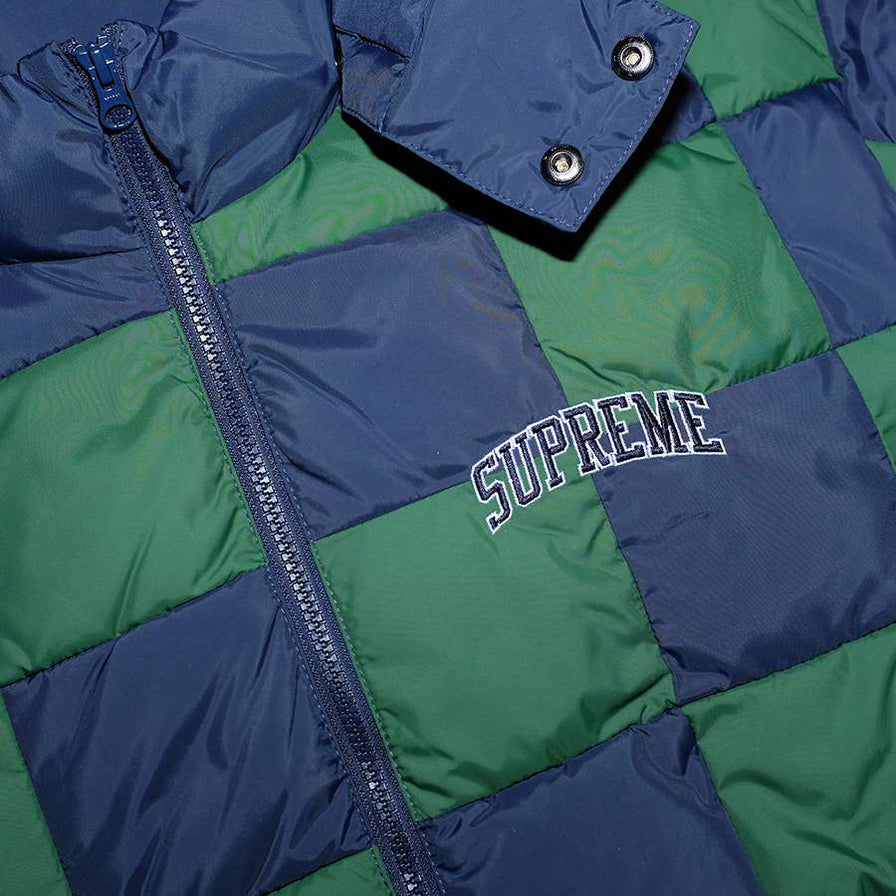 Supreme Checkerboard Puffy Jacket Large