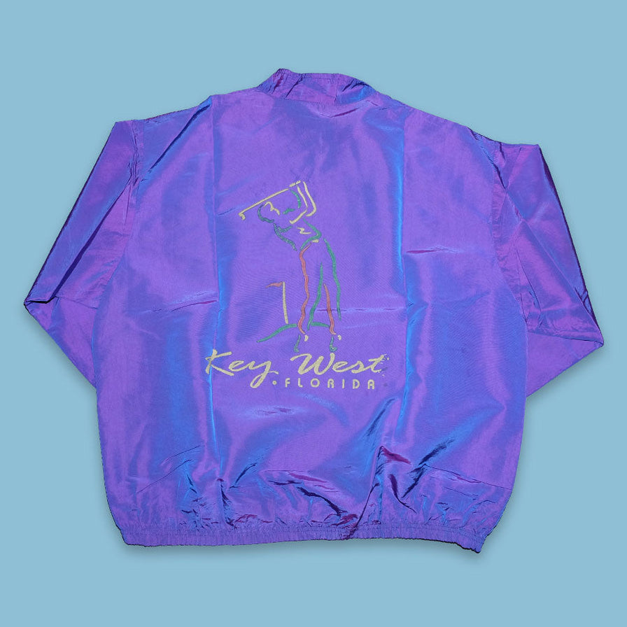 Vintage Surf Style Key West Windbreaker Large / XLarge - Double Double Vintage