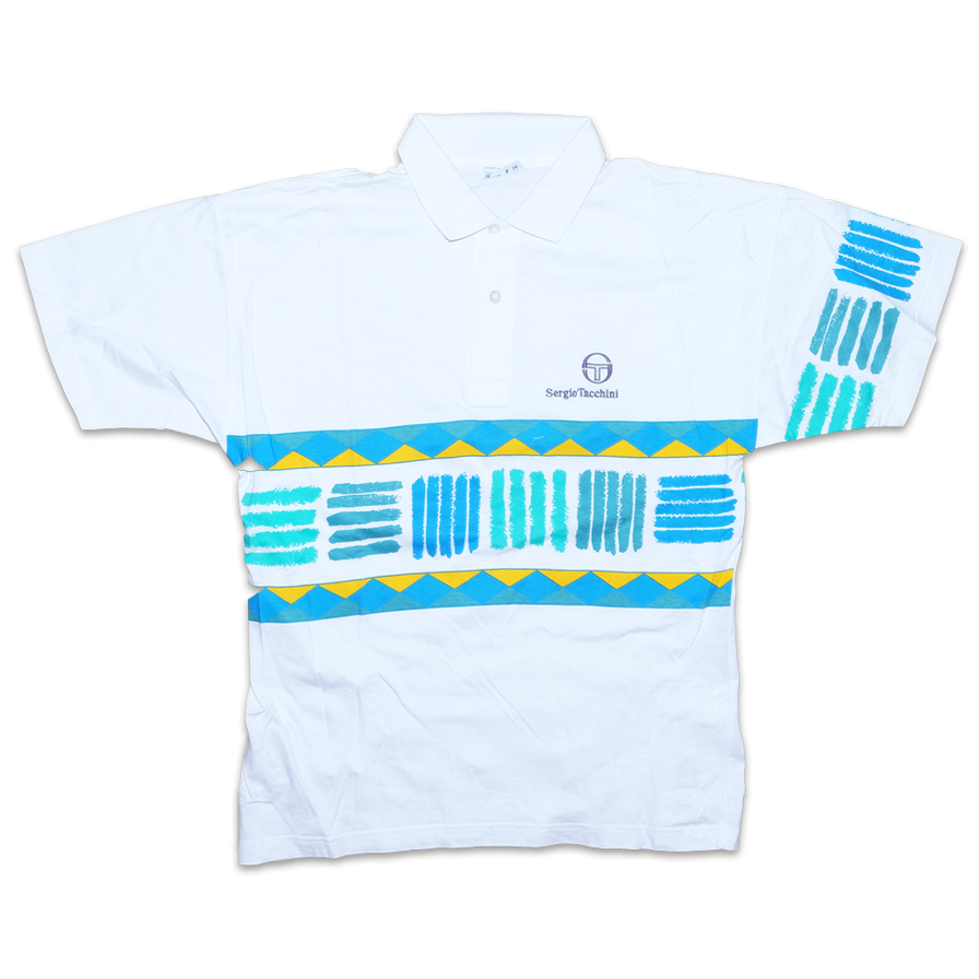 Vintage Sergio Tacchini Polo Medium - Double Double Vintage