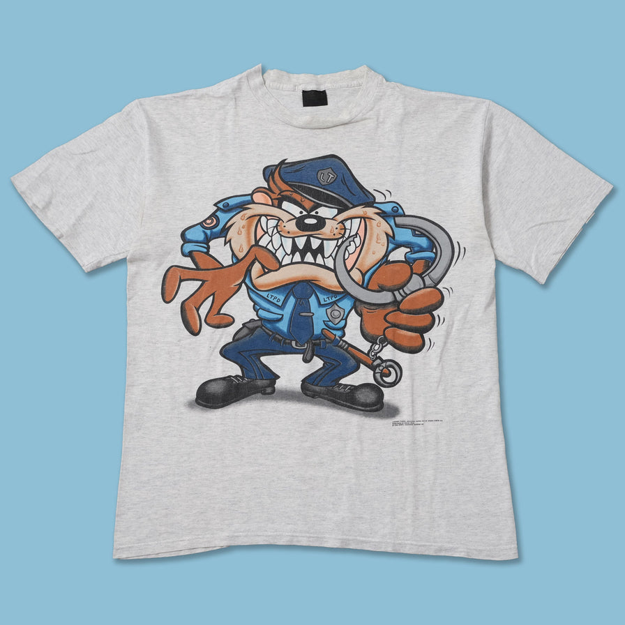 Vintage 1994 Taz Police Officer T-Shirt XLarge