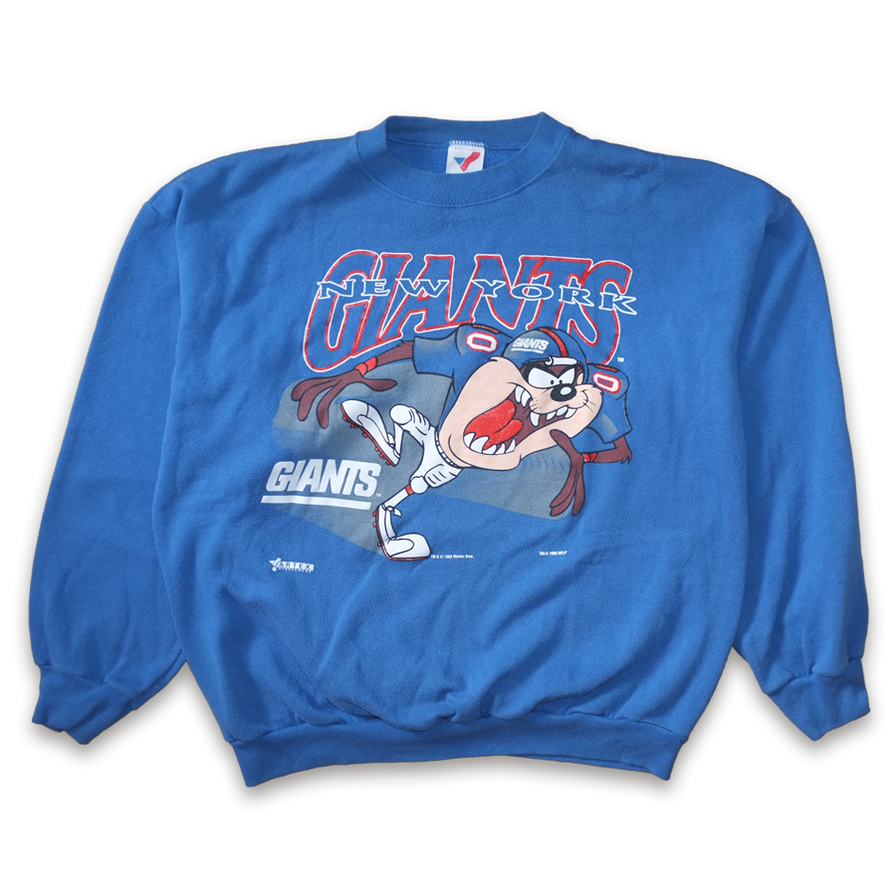 Taz New York Giants Crewneck Large - Double Double Vintage