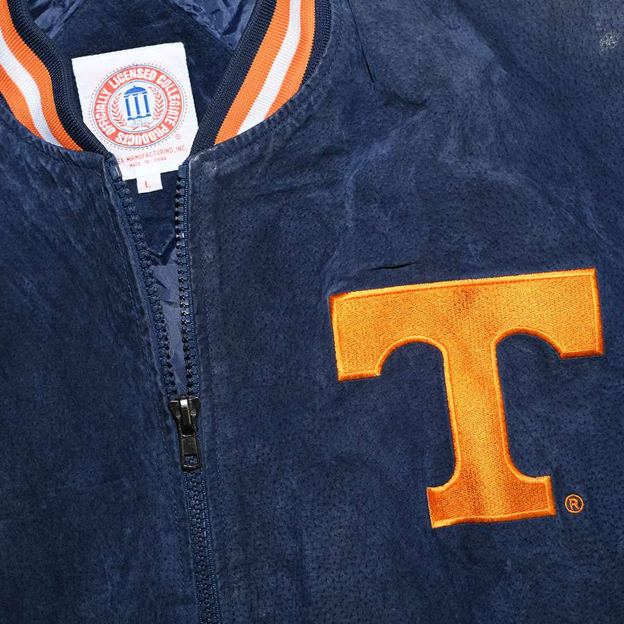 Vintage Tennessee Volunteers Velour College Jacket Large