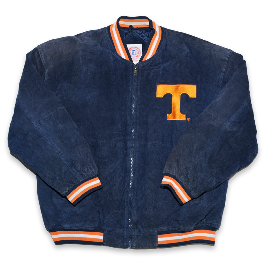 Vintage Tennessee Volunteers Velour College Jacket Large