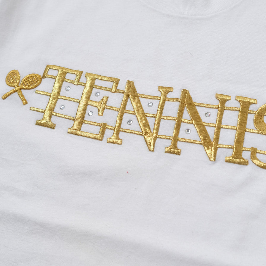 Vintage Tennis T-Shirt Medium