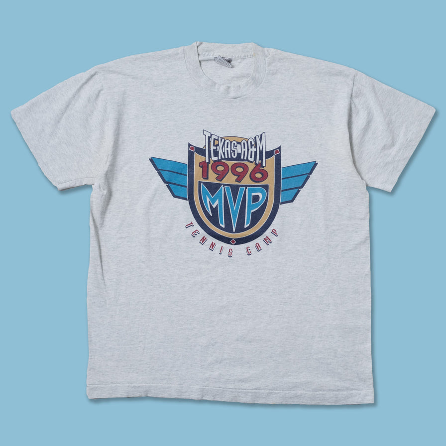 Vintage 1996 Tennis Camp MVP T-Shirt Large