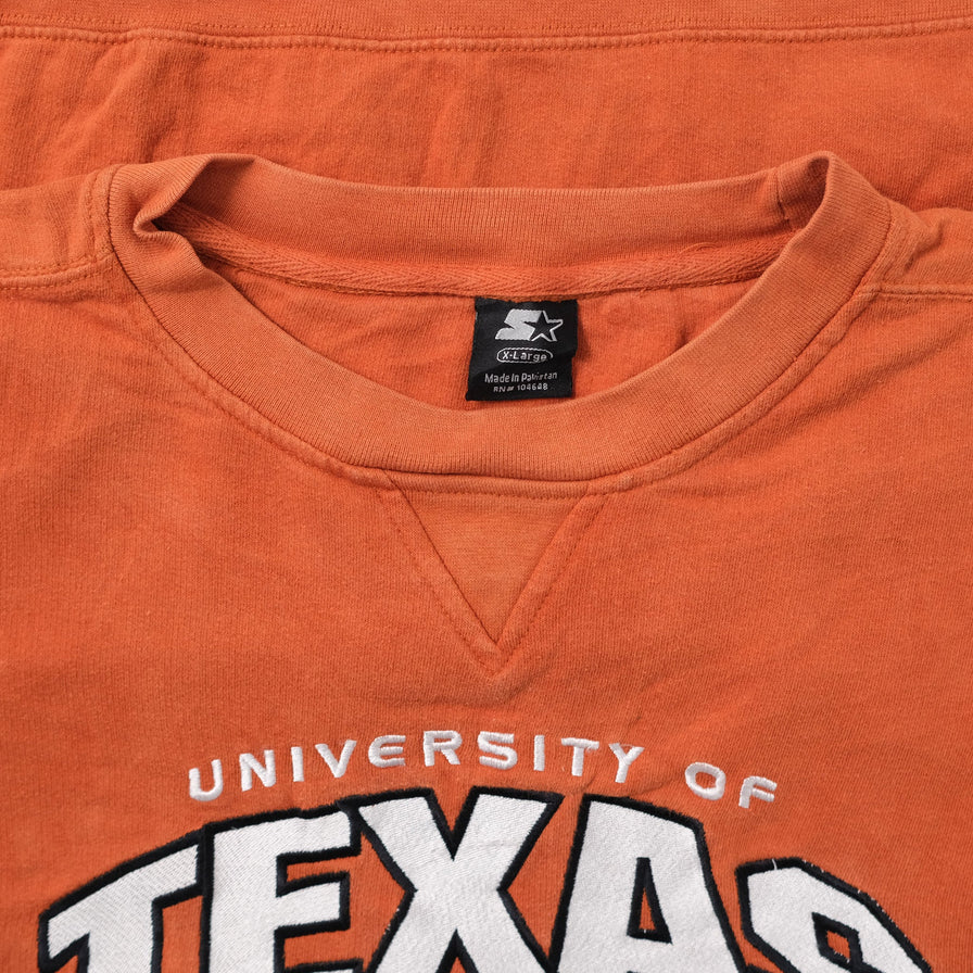 Vintage Starter University Of Texas Sweater XLarge