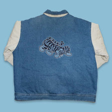 Vintage Tigger Denim College Jacket XLarge