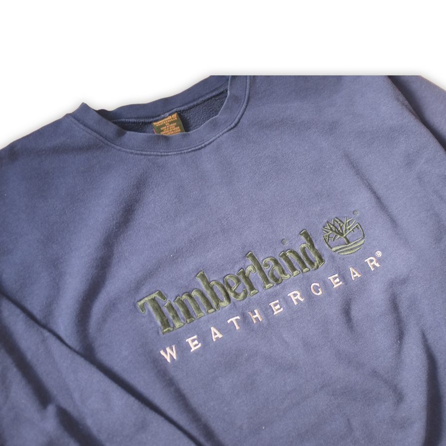 Timberland Weathergear Crewneck Sweater XLarge - Double Double Vintage
