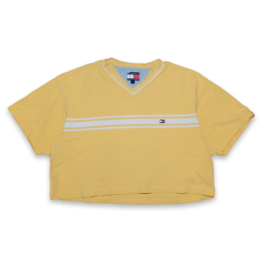 Vintage Tommy Hilfiger Cropped T-Shirt Small / Medium - Double Double Vintage