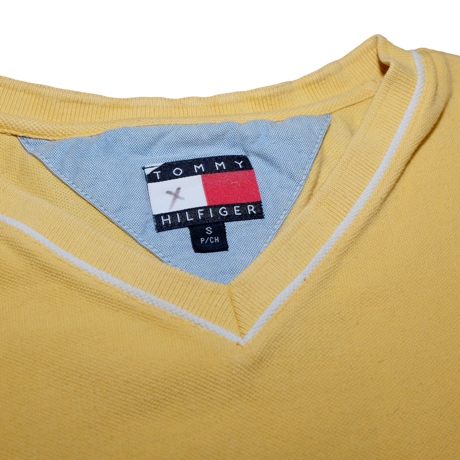 Vintage Tommy Hilfiger Cropped T-Shirt Small / Medium - Double Double Vintage