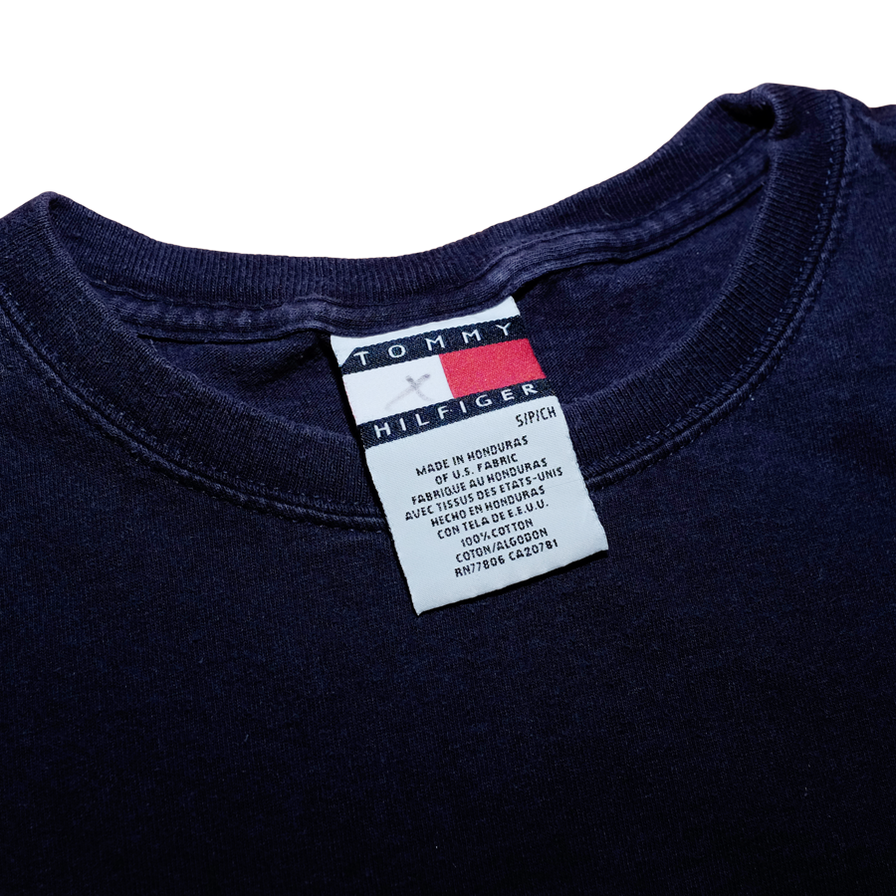 Vintage Tommy Hilfiger Cropped T-Shirt Small / Medium - Double Double Vintage
