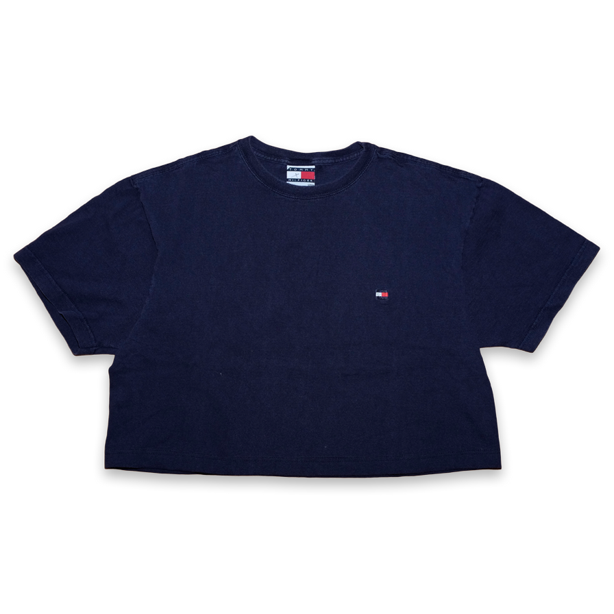 Vintage Tommy Hilfiger Cropped T-Shirt Small / Medium - Double Double Vintage