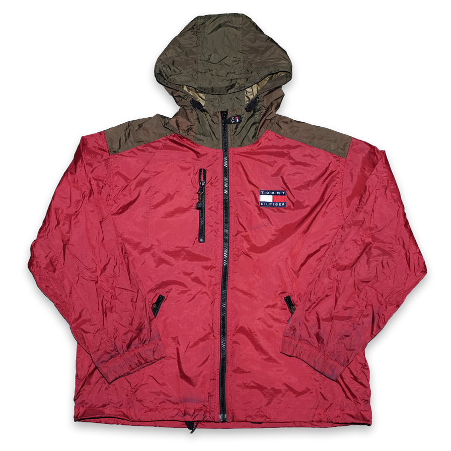 Vintage Tommy Hilfiger Hooded Light Jacket XLarge