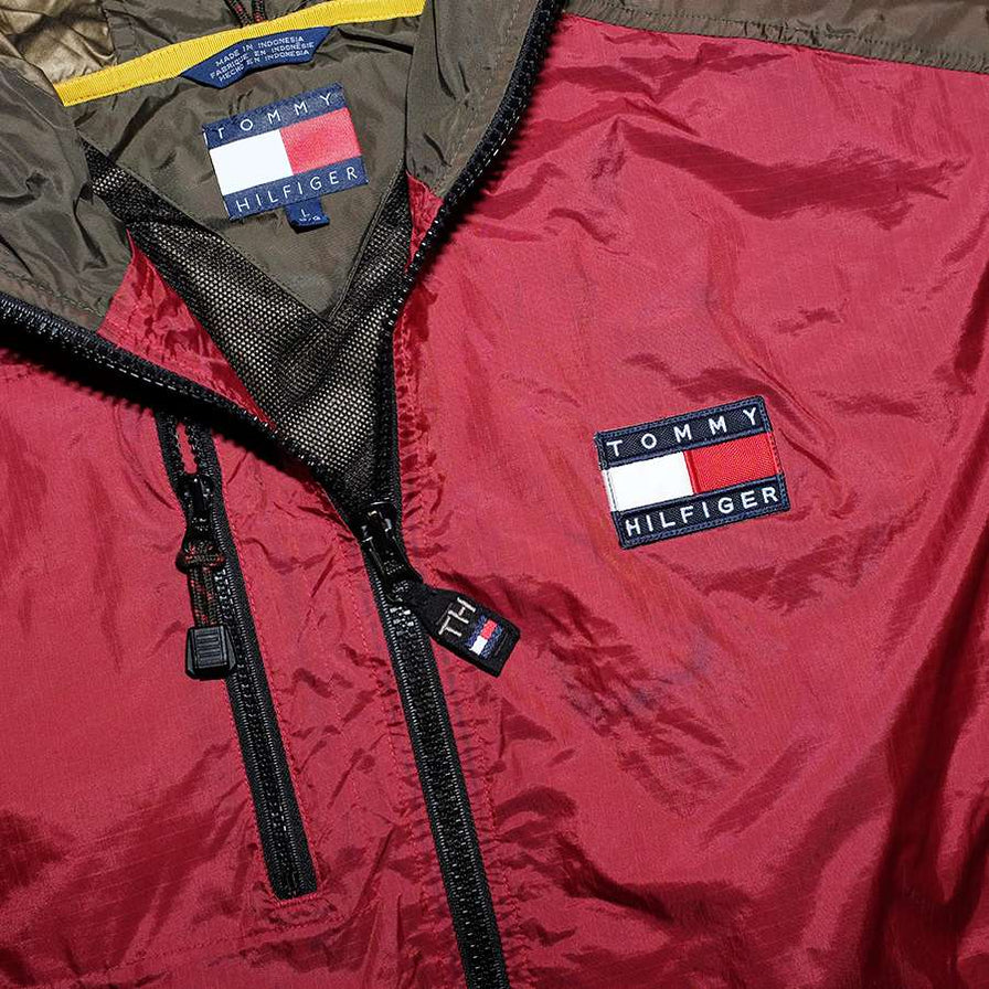 Vintage Tommy Hilfiger Hooded Light Jacket XLarge