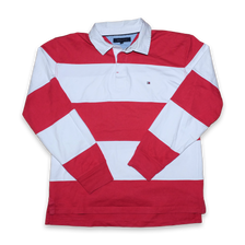 Tommy Hilfiger Rugby Polo Longsleeve Large / XLarge - Double Double Vintage