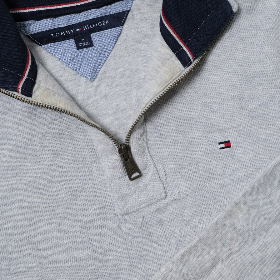Vintage Tommy Hilfiger Q-Zip Sweater Medium