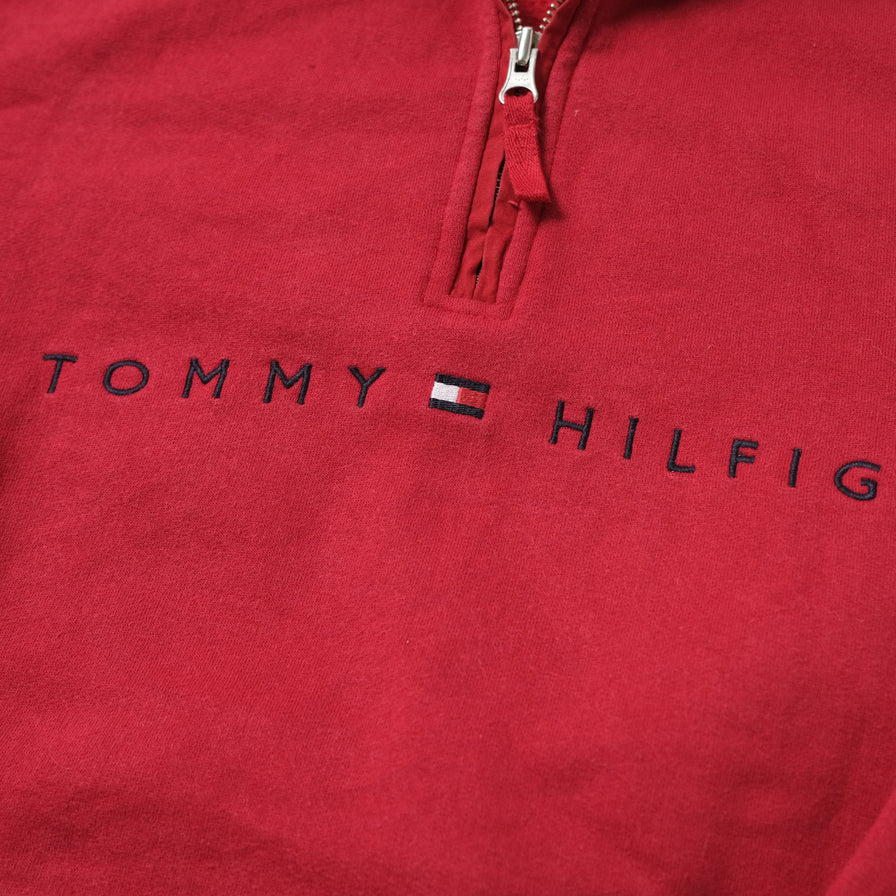 Vintage Tommy Hilfiger Women's Q-Zip Sweater XS / Small