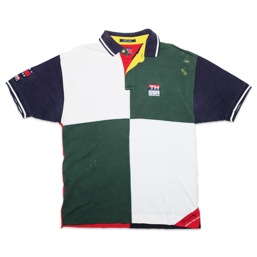 Vintage Tommy Hilfiger Sailing Gear Polo Large / XLarge - Double Double Vintage