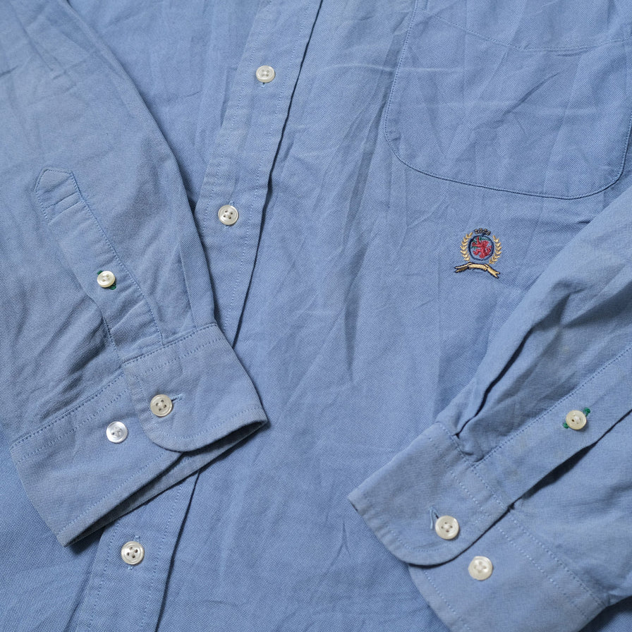 Vintage Tommy Hilfiger Crest Logo Shirt XLarge