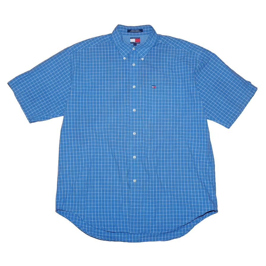 Vintage Tommy Hilfiger Short Sleeve Shirt Large / XLarge - Double Double Vintage