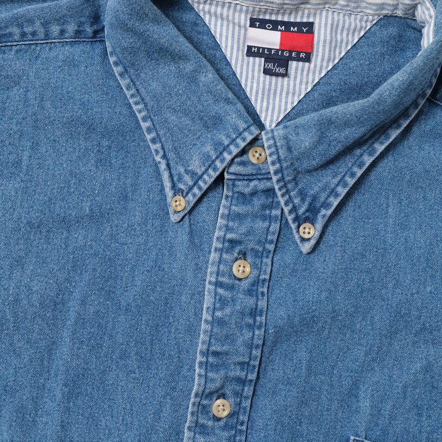 Vintage Tommy Hilfiger Denim Shirt XXL