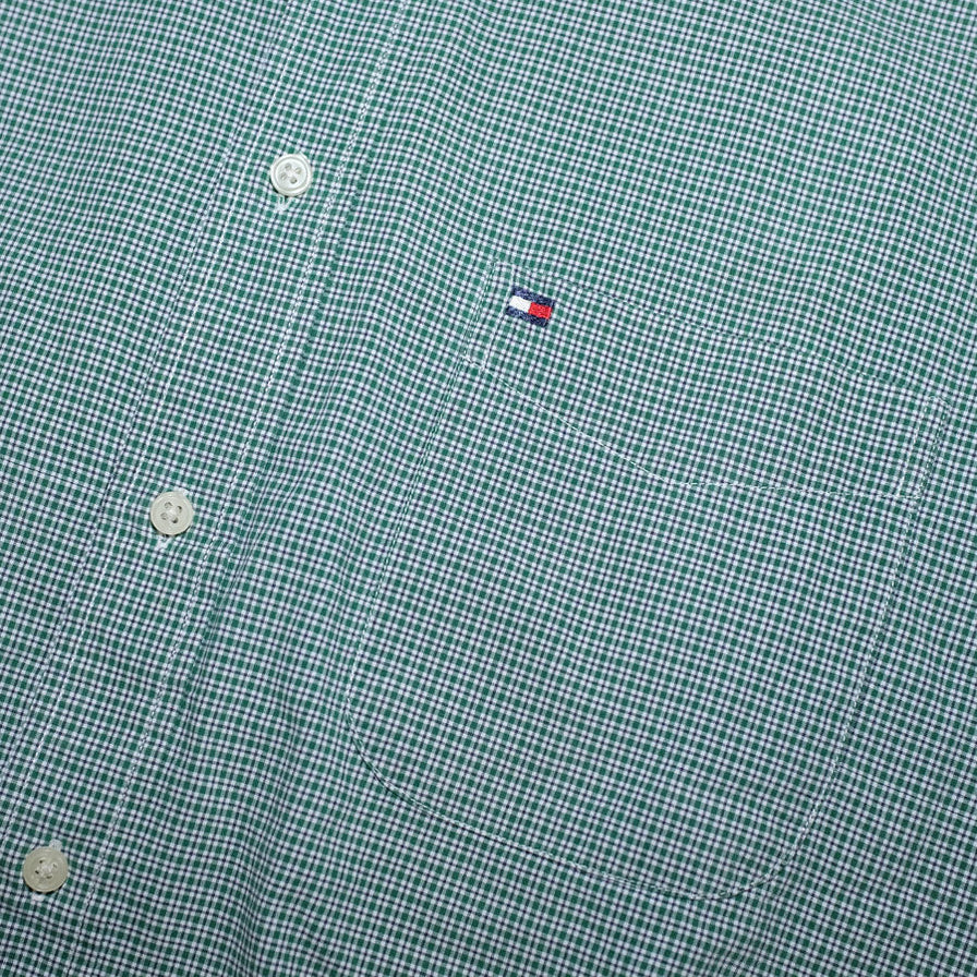 Tommy Hilfiger Button Down Shirt Large - Double Double Vintage