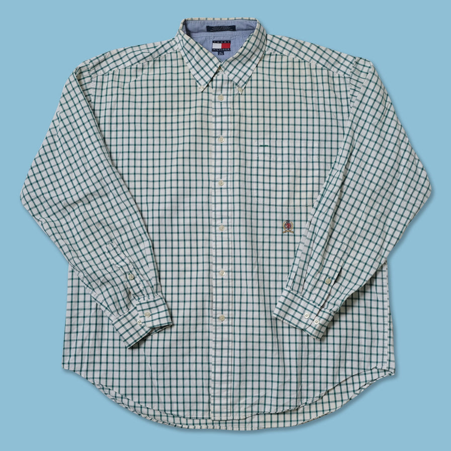 Vintage Tommy Hilfiger Crest Logo Shirt XLarge