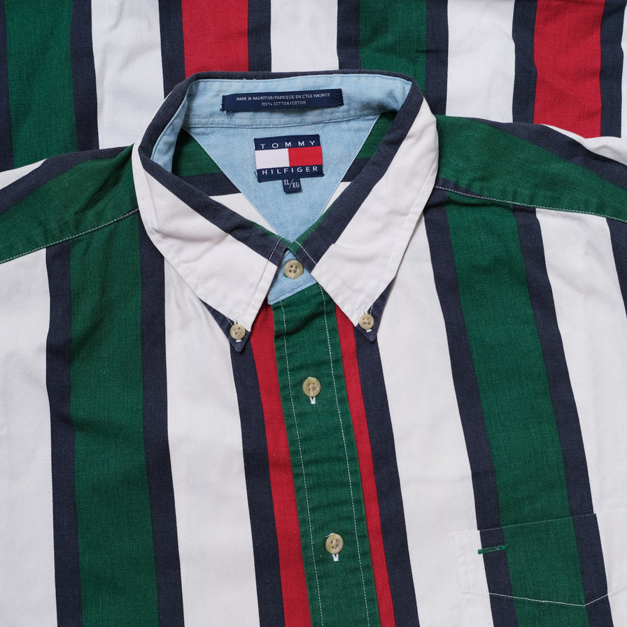 Vintage Tommy Crest Shirt XLarge