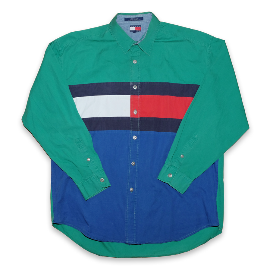 Vintage Tommy Hilfiger Shirt Large - Double Double Vintage