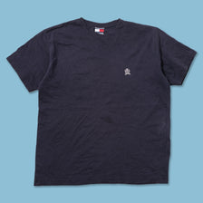 Vintage Tommy Crest Logo T-Shirt Large