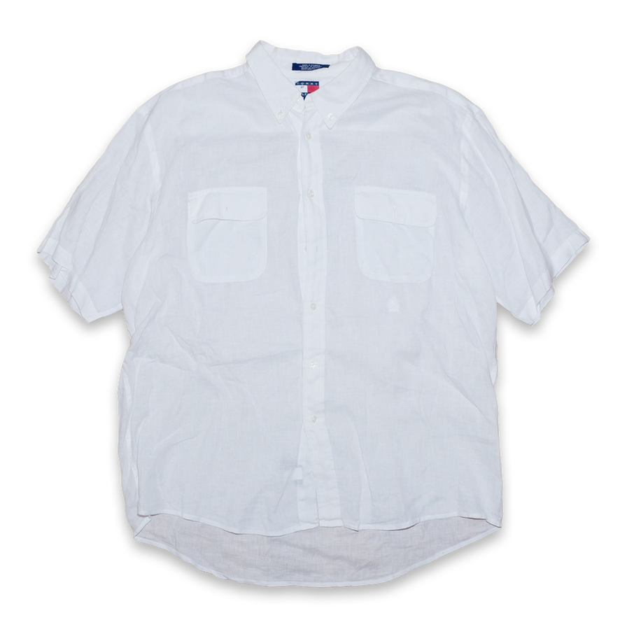 Vintage Tommy Hilfiger Short Sleeve Shirt XLarge - Double Double Vintage
