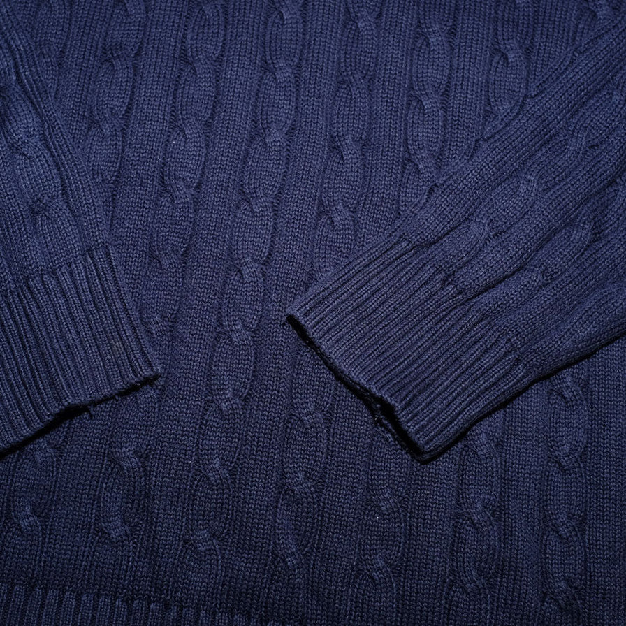 Vintage Tommy Hilfiger V-Neck Knit Sweater Large - Double Double Vintage
