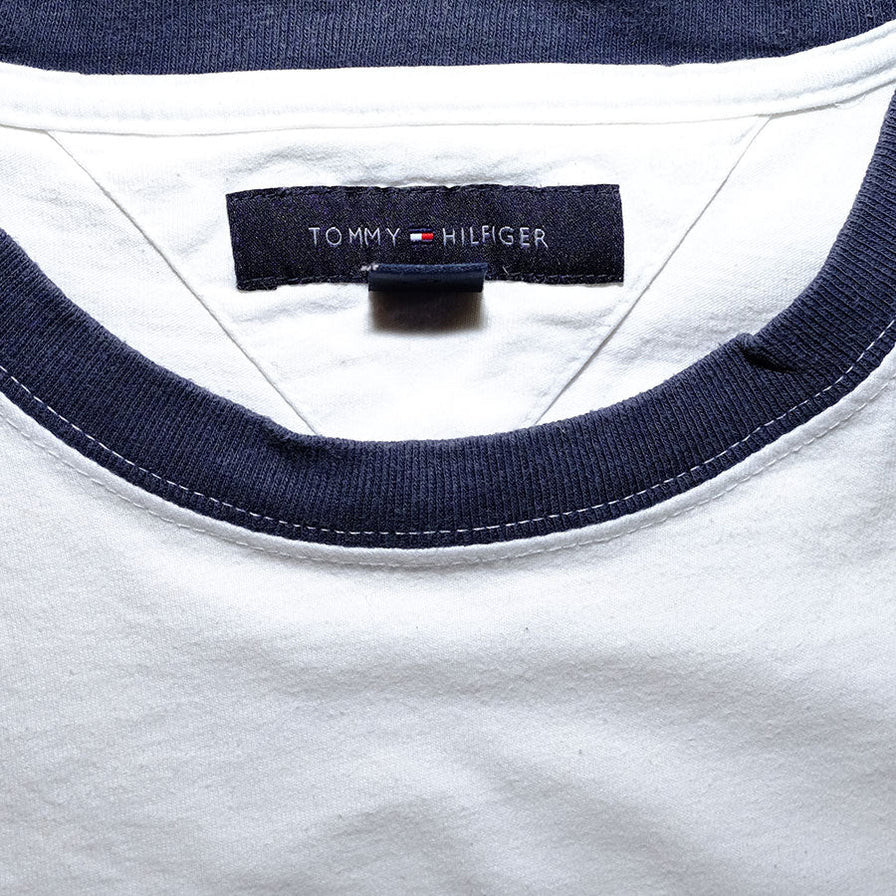 Tommy Hilfiger T-Shirt Large - Double Double Vintage
