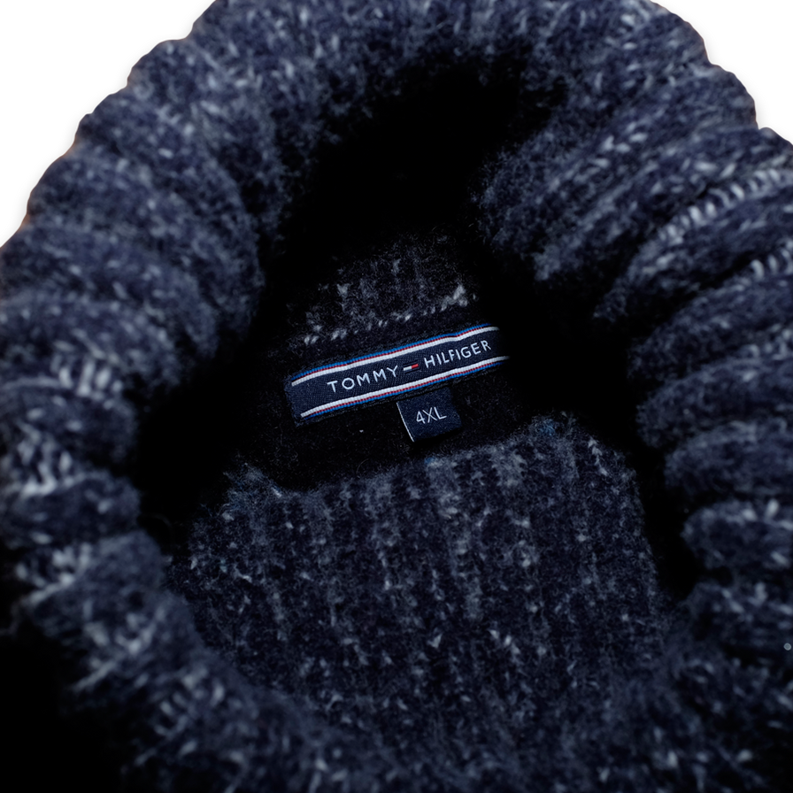 Tommy Hilfiger Wool Turtleneck Large - Double Double Vintage