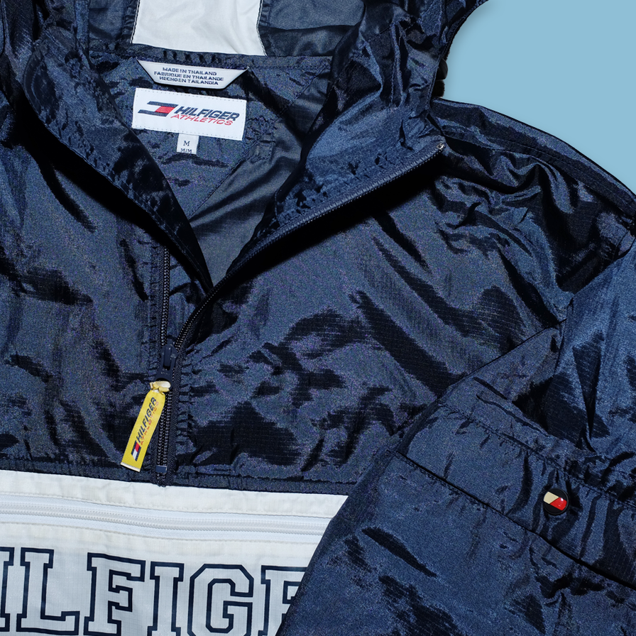 Vintage Tommy Hilfiger Athletics Windbreaker Medium / Large - Double Double Vintage