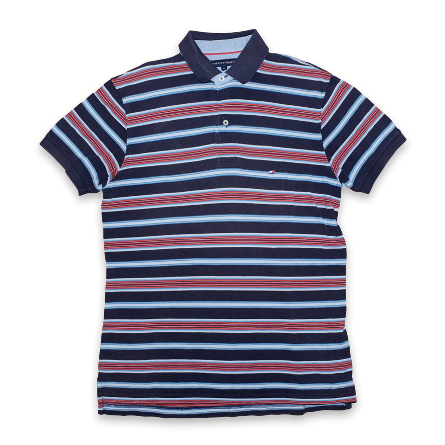 Tommy Hilfiger Poloshirt Large - Double Double Vintage
