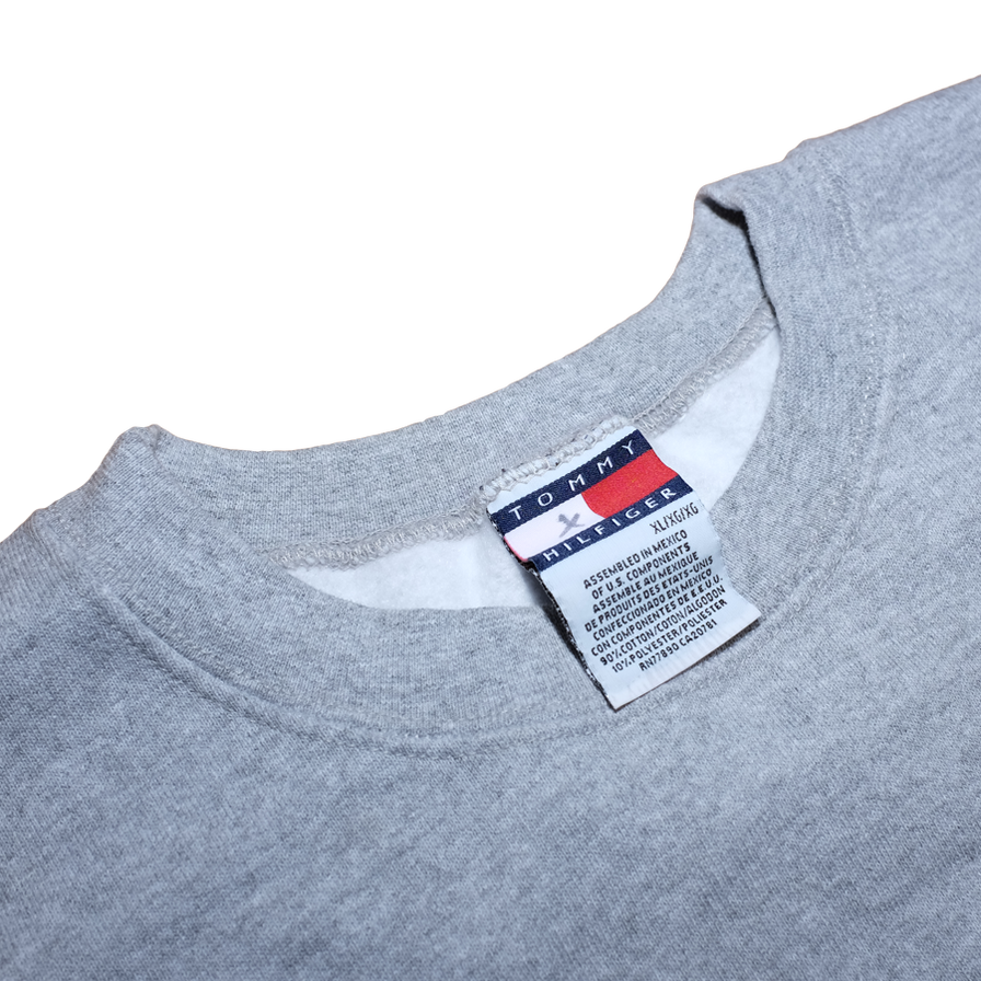 Vintage Tommy Hilfiger Logo Sweatshirt XXLarge - Double Double Vintage