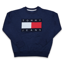 Tommy Jeans Logo Sweatshirt Small - Double Double Vintage