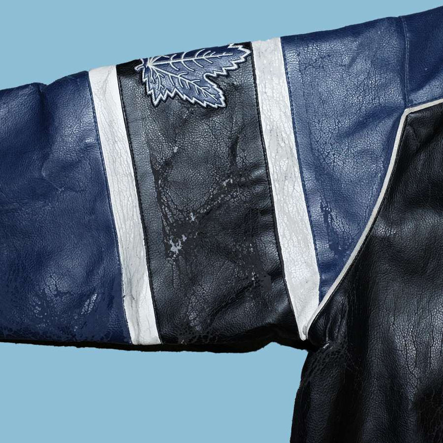 Vintage Toronto Maple Leafs College Jacket Large